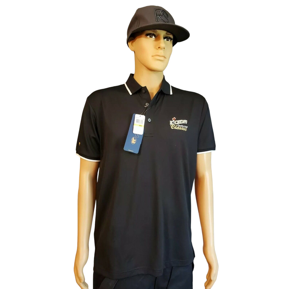 Jack Nicklaus Kickoff Charity Golf Classic Black Polo Size Medium NWT